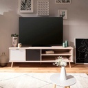 [KTV22] Kệ Tivi Gỗ MDF Chân Cao Thiết Kế Tối Giản - KTV22