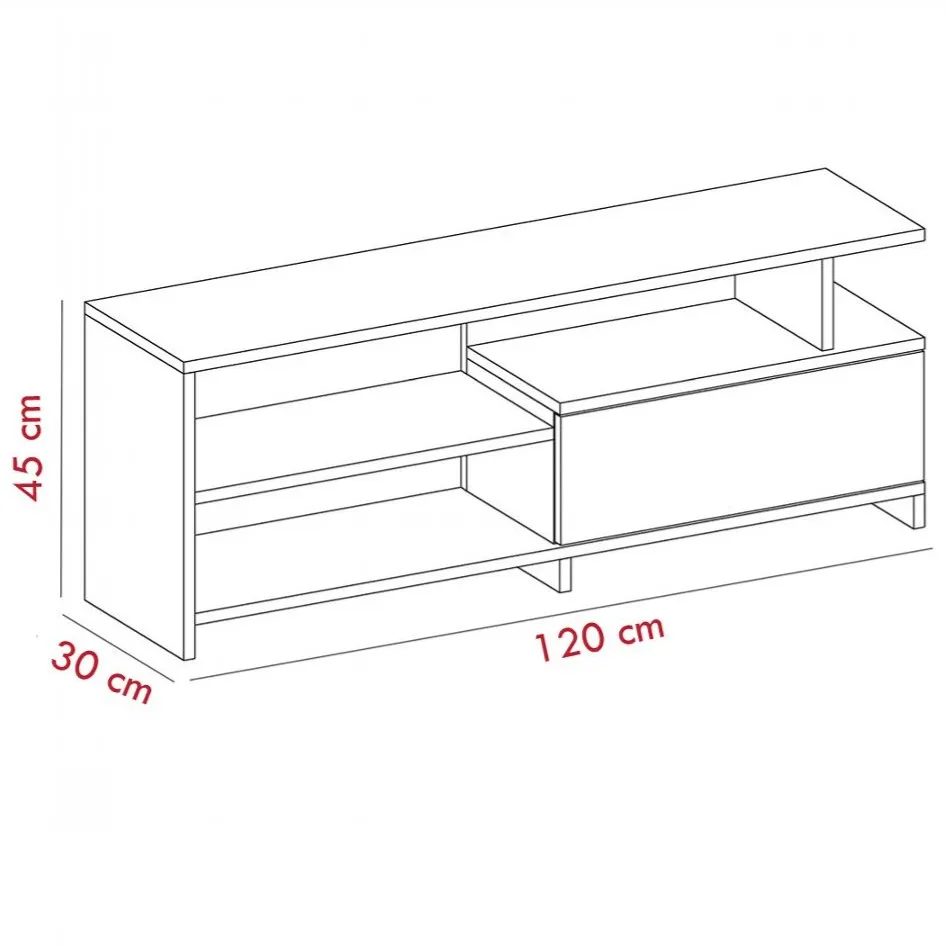 Kệ Tivi Gỗ MDF Có Ngăn Kéo Tiện Lợi - KTV20 2