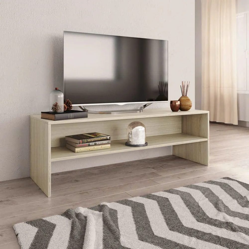 Kệ Tivi Gỗ Dáng Thấp 1 Tầng Thiết Kế Mở Độc Đáo - KTV18 5