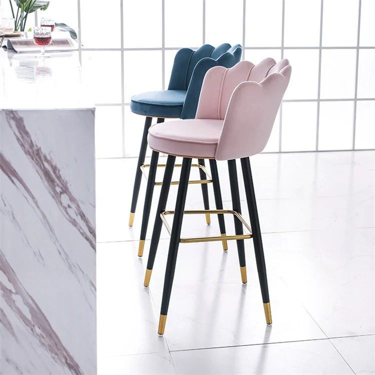 Ghế Bar Chân Sắt Cao Cấp - QB21 3