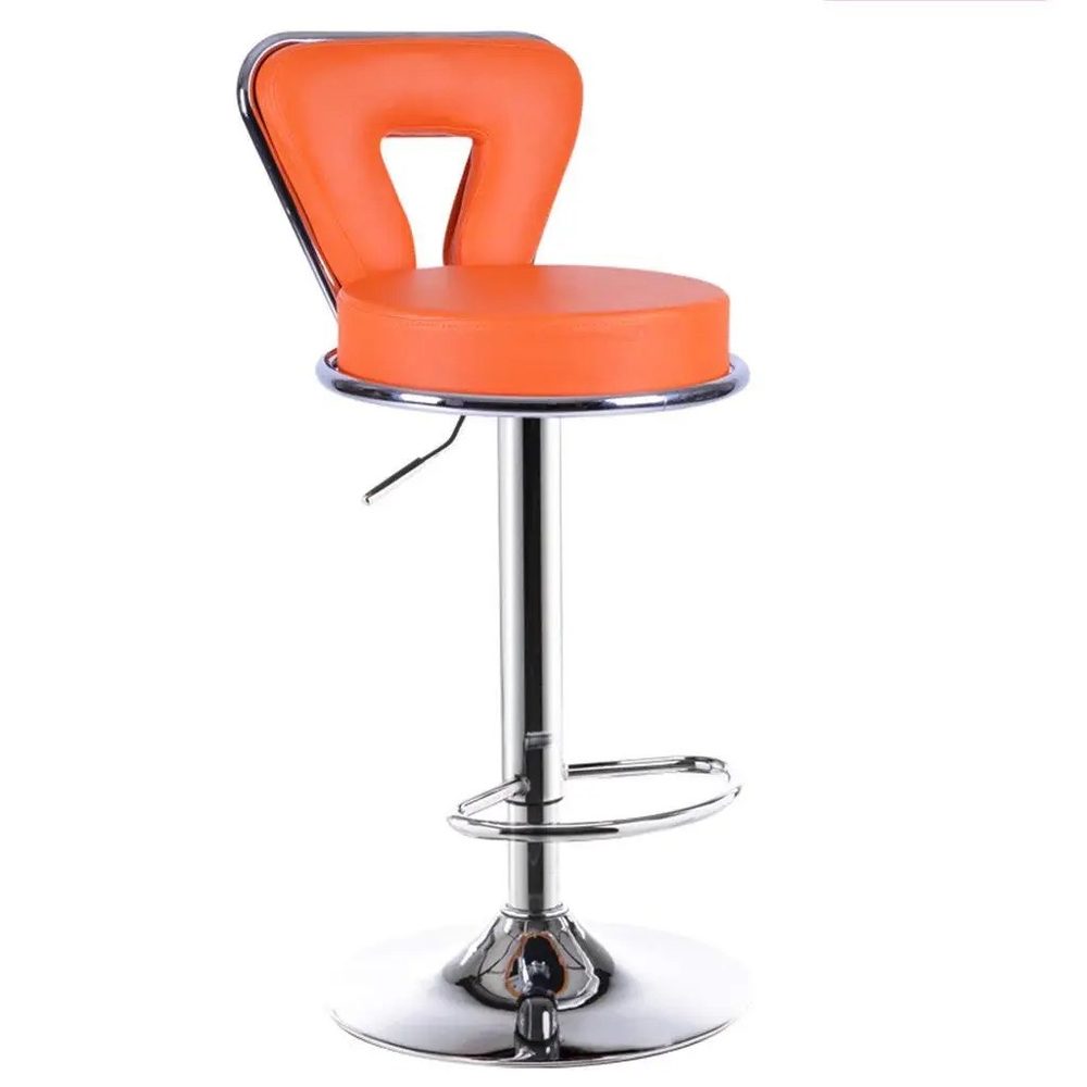 Ghế Bar Da Tam Giác Chân Trụ Xoay - QB24 2