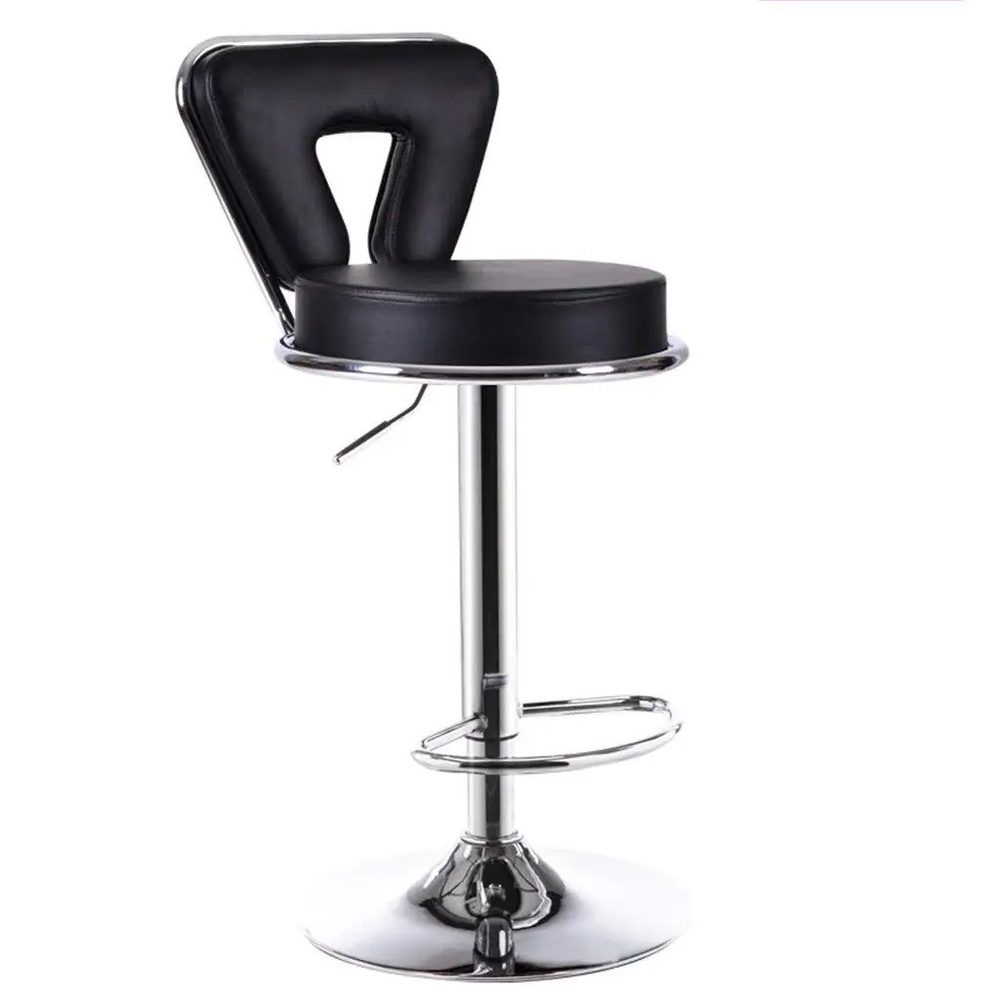 Ghế Bar Da Tam Giác Chân Trụ Xoay - QB24 3