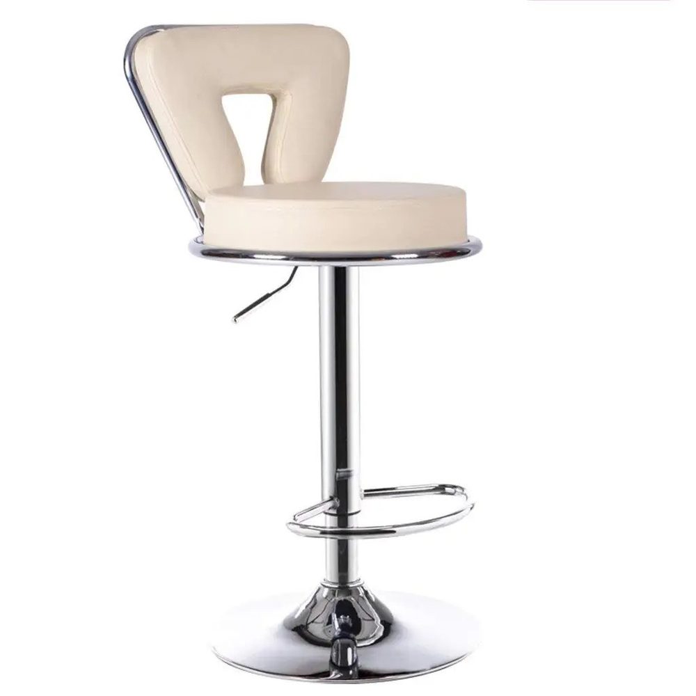 Ghế Bar Da Tam Giác Chân Trụ Xoay - QB24 4