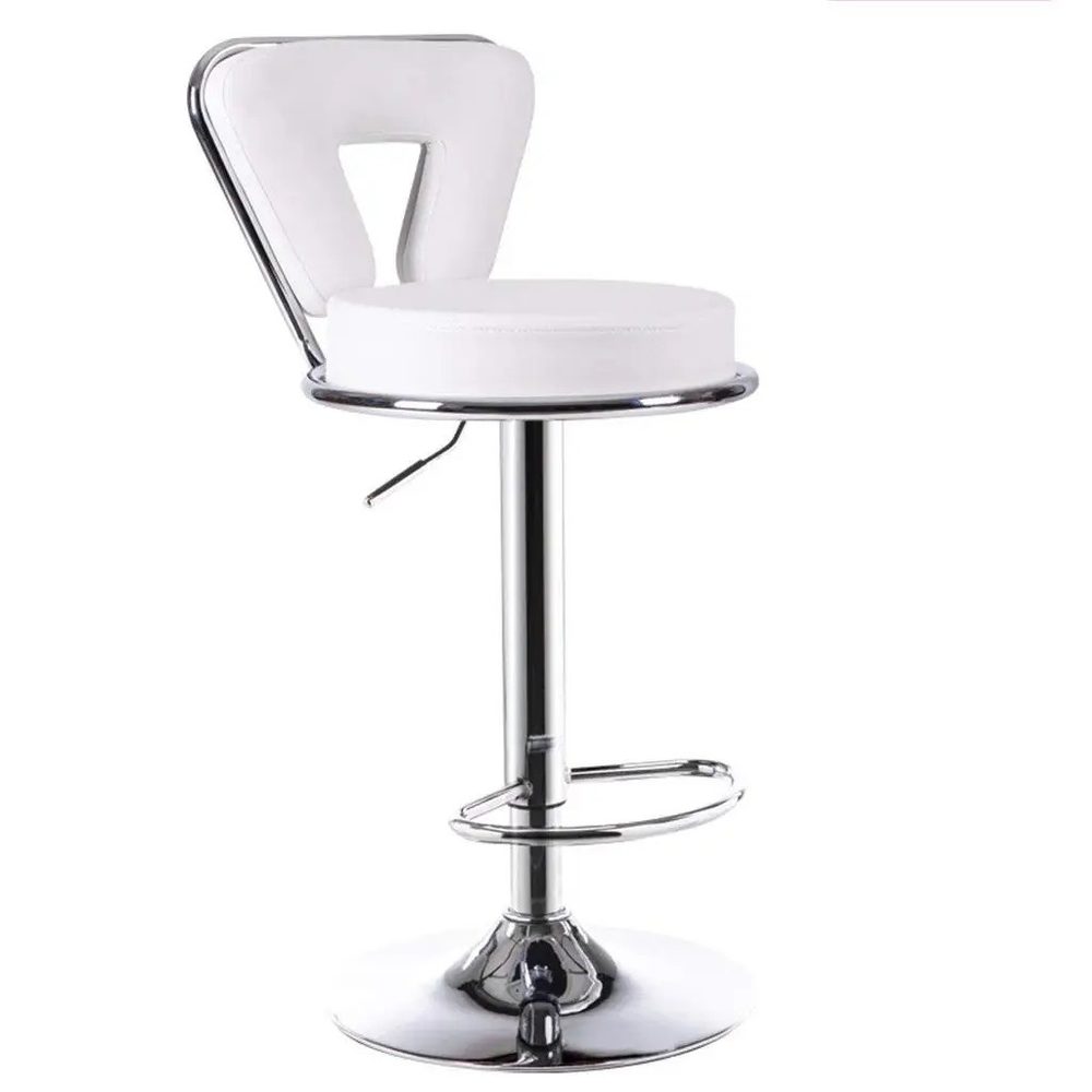 Ghế Bar Da Tam Giác Chân Trụ Xoay - QB24 5