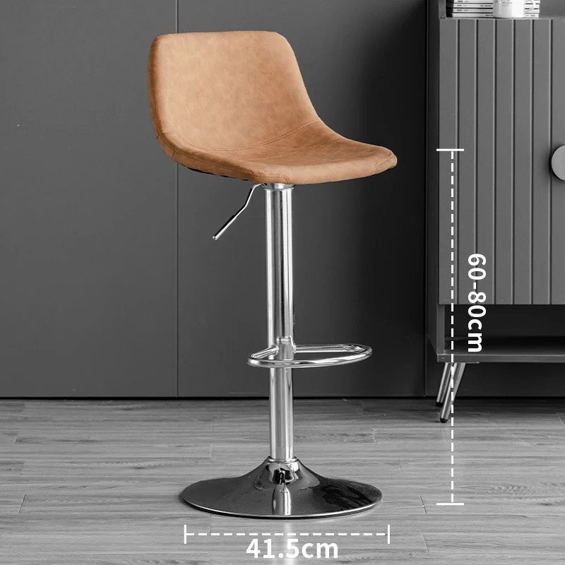 Ghế Bar Da Có Tựa Lưng - QB26 5
