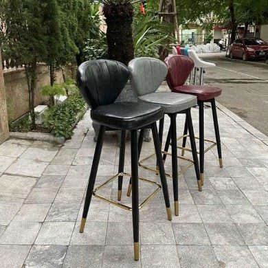 Ghế Bar Eo Thắt Chân Cố Định - QB28 4