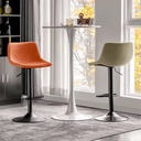 Ghế Bar Da Chân Sắt Đen - QB30 4