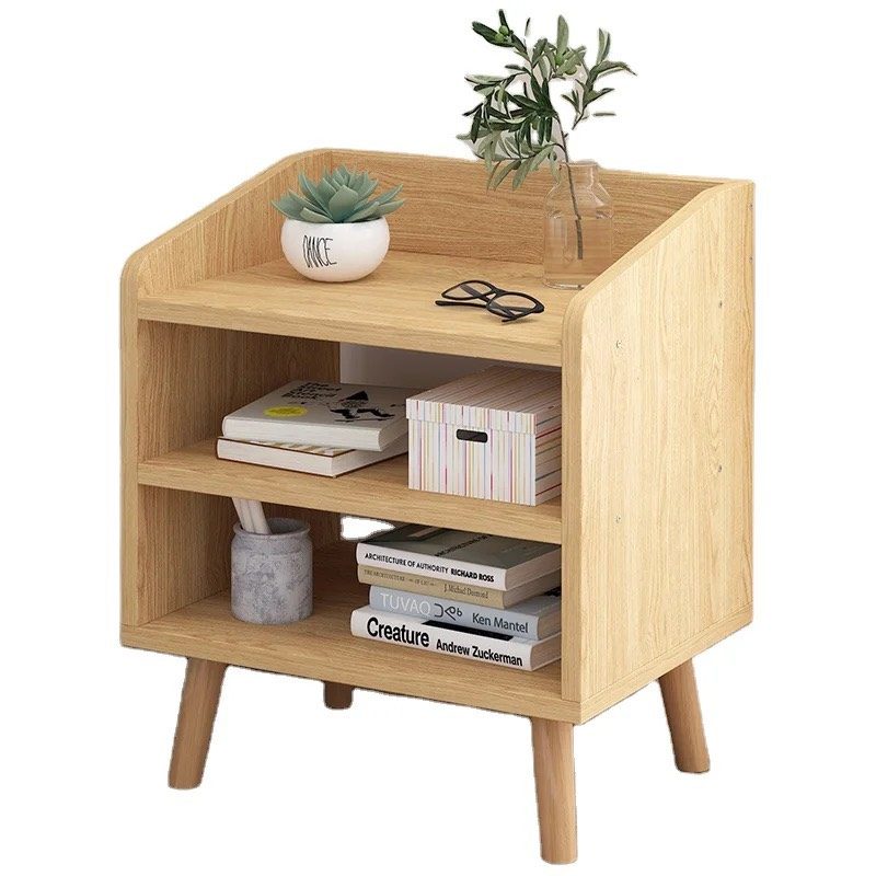 Tủ Đầu Giường Ngủ Chân Gỗ Hiện Đại - GN21 1