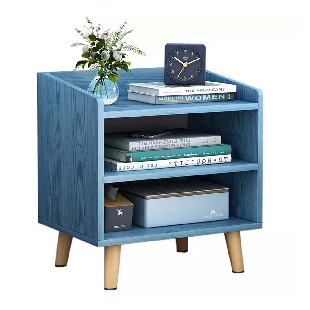 Tủ Đầu Giường Ngủ Chân Gỗ Hiện Đại - GN21 2