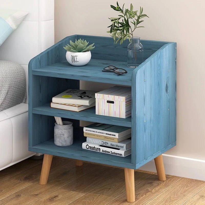 Tủ Đầu Giường Ngủ Chân Gỗ Hiện Đại - GN21 4