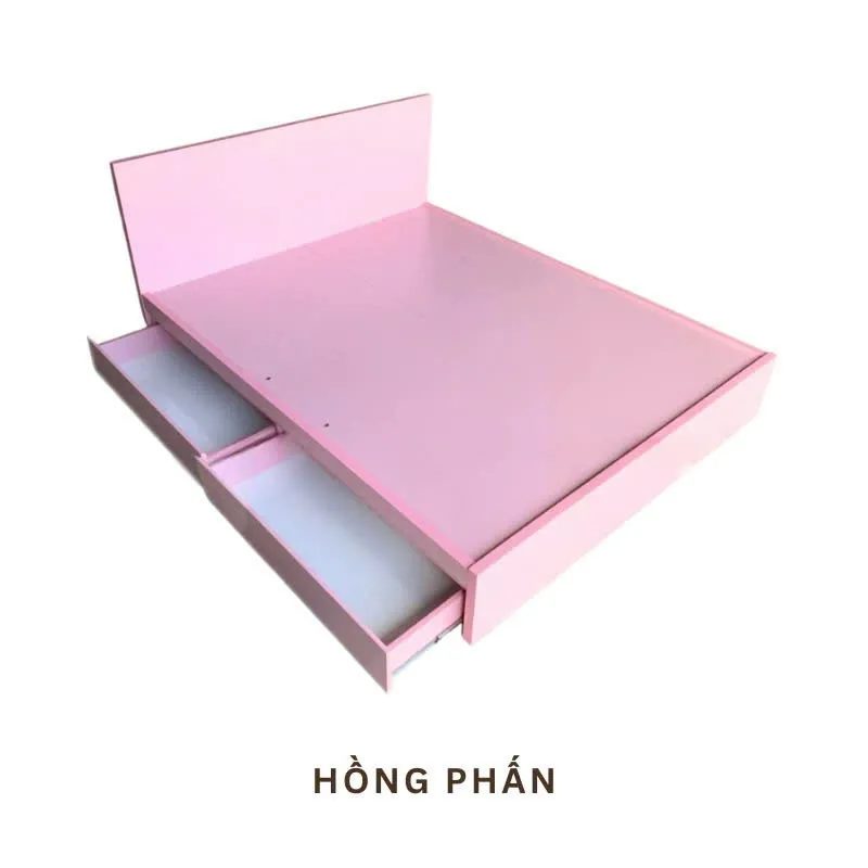 Giường Ngủ Gỗ Công Nghiệp Đầu Trơn - GN22 3