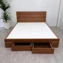 [GN22] Giường Ngủ Gỗ Công Nghiệp Đầu Trơn - GN22