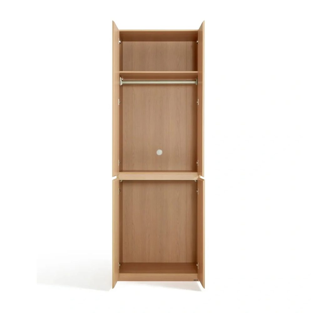 Tủ Quần Áo 2 Cánh Cao 2m4 Vân Gỗ - TQA32 2