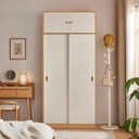 Tủ Quần Áo 2 Cánh Cửa Lùa Có Ngăn Tủ Trên - TQA31 4