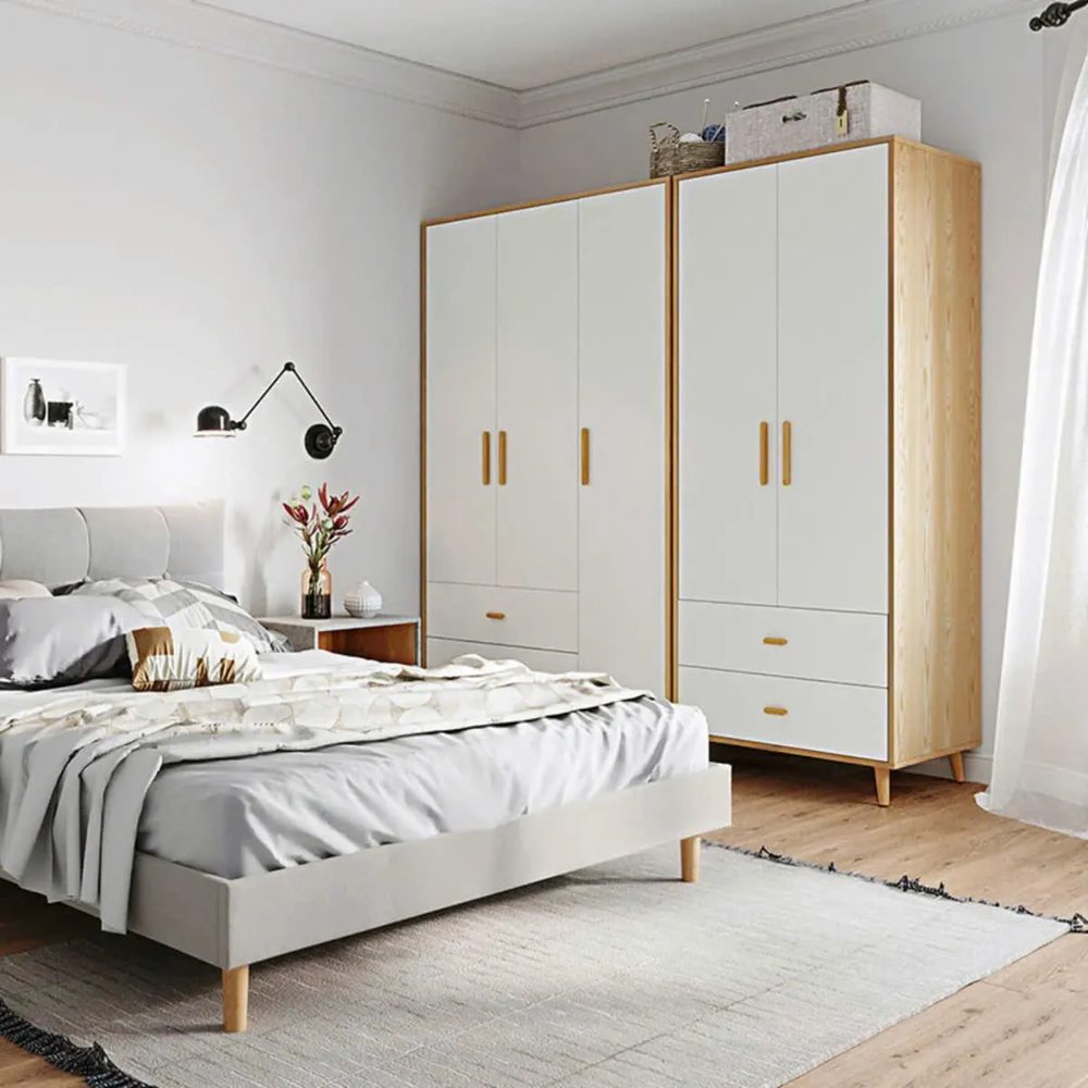 Tủ Quần Áo 3 Cánh Đa Năng Kèm 2 Ngăn Kéo Lưu Trữ - TQA28 1