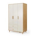 Tủ Quần Áo 3 Cánh Đa Năng Kèm 2 Ngăn Kéo Lưu Trữ - TQA28 3