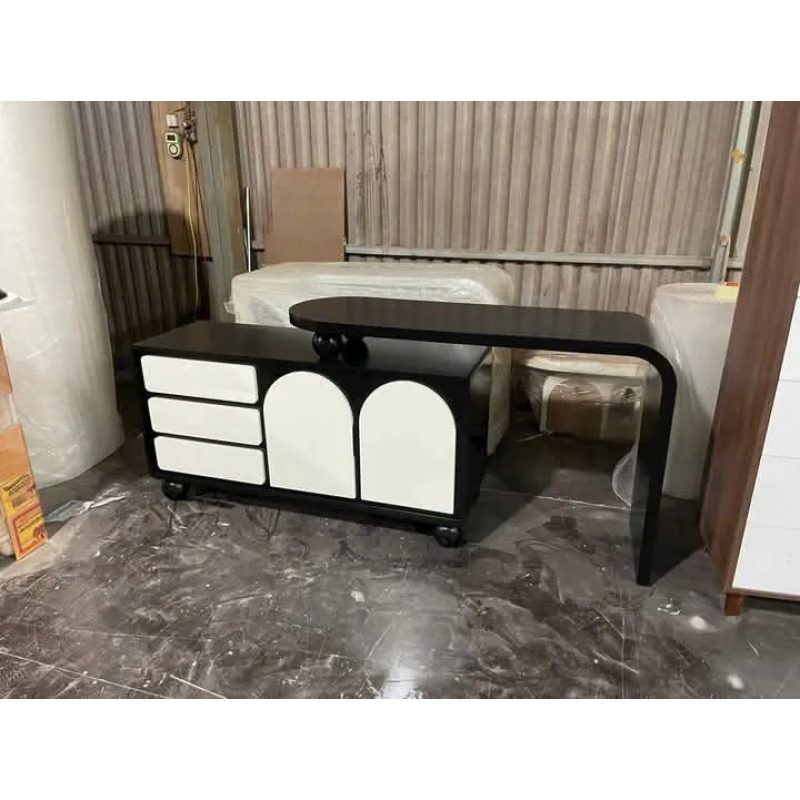 Bàn Trang Điểm Phối Màu Đen Trắng Sang Trọng - BTD45 2