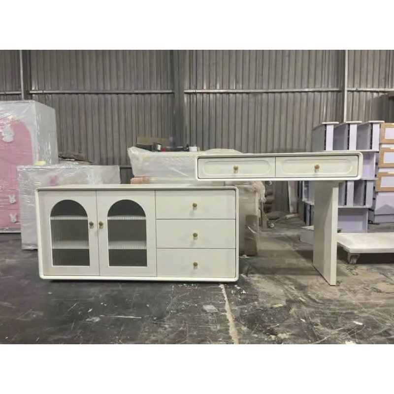 Bàn Trang Điểm Tủ Kính Cánh Vòm Sang Trọng - BTD47 2