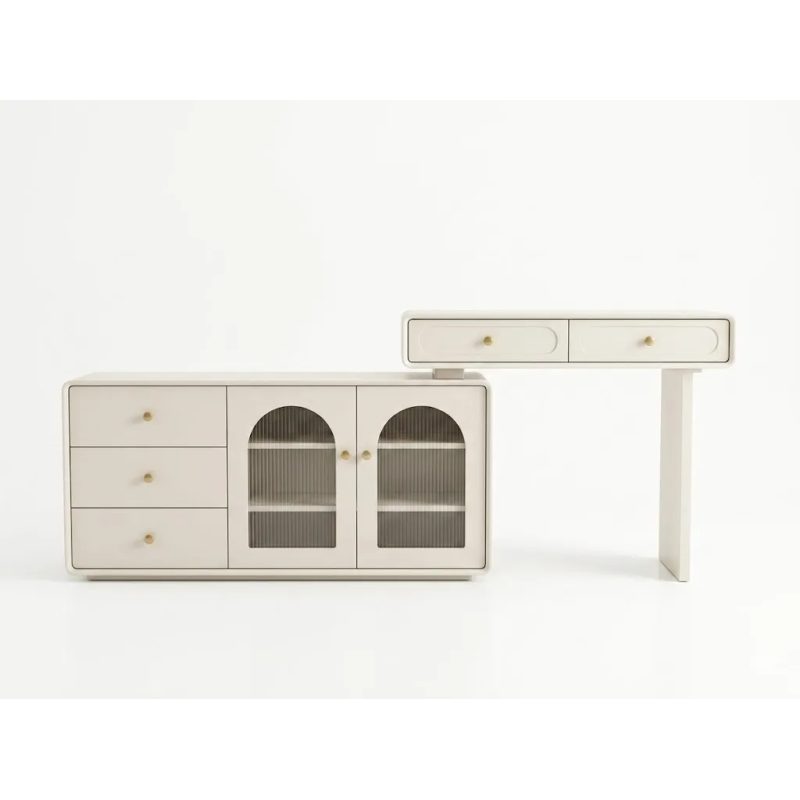 Bàn Trang Điểm Tủ Kính Cánh Vòm Sang Trọng - BTD47 3