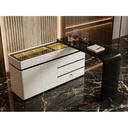 Bàn Trang Điểm Cao Cấp Thiết Kế Tủ Kính Sang Trọng - BTD42 2