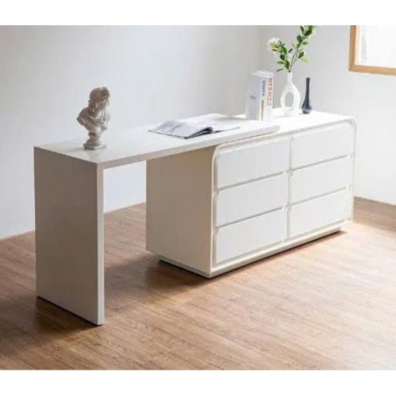 Bàn Trang Điểm Kèm Tủ 6 Ngăn Chân Cầu Hiện Đại - BTD20 4