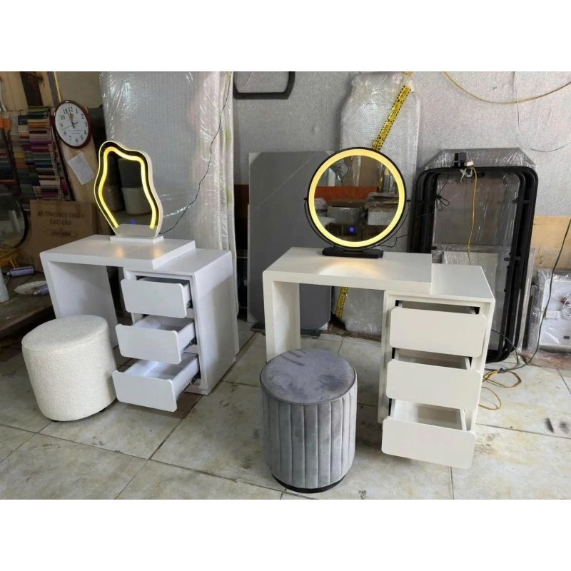 Bàn Trang Điểm Nhỏ Gọn Kèm Tủ 3 Ngăn Hiện Đại - BTD21 1