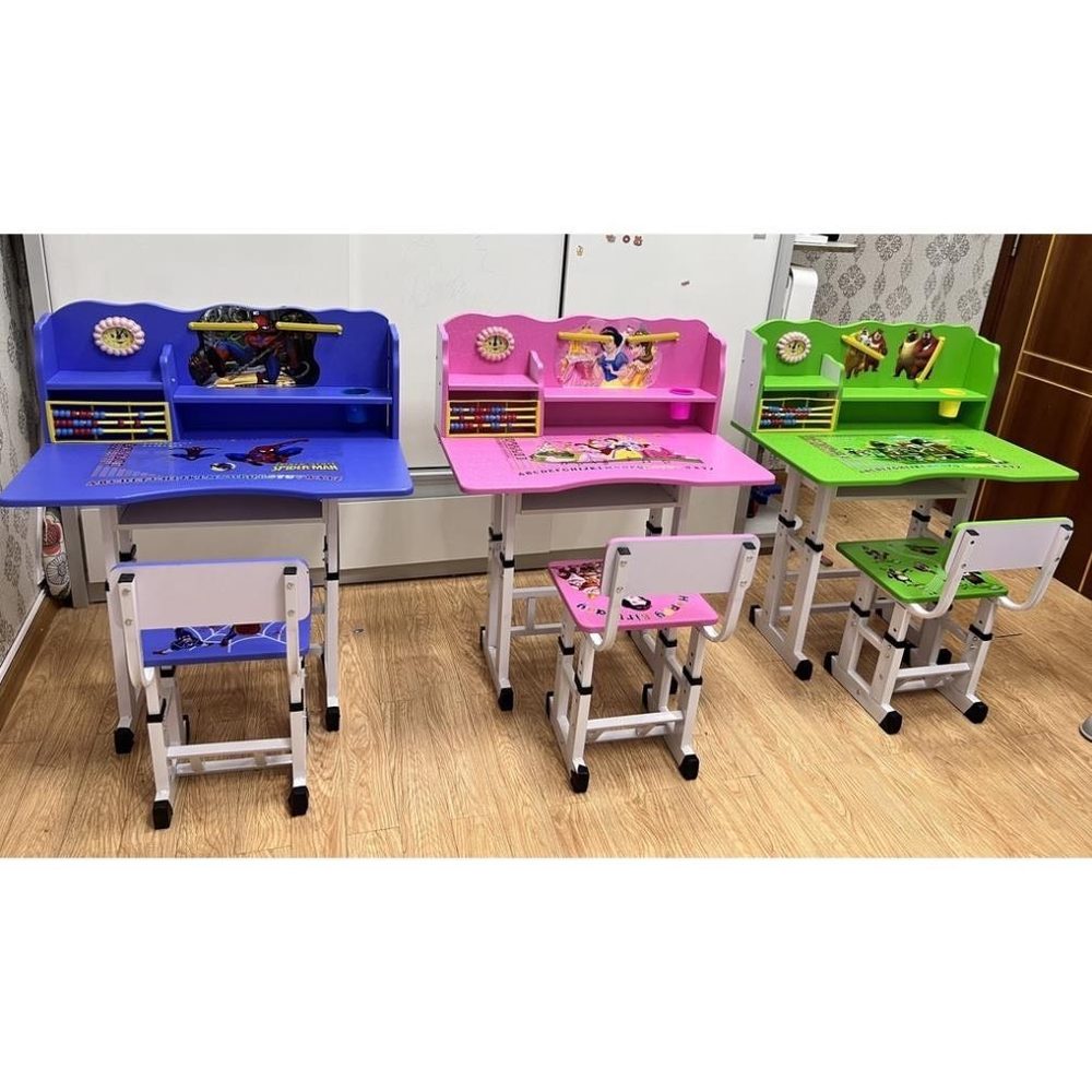 Bàn Ghế Học Sinh Hoạt Hình Cho Bé Nhập Khẩu - BGHS4 4