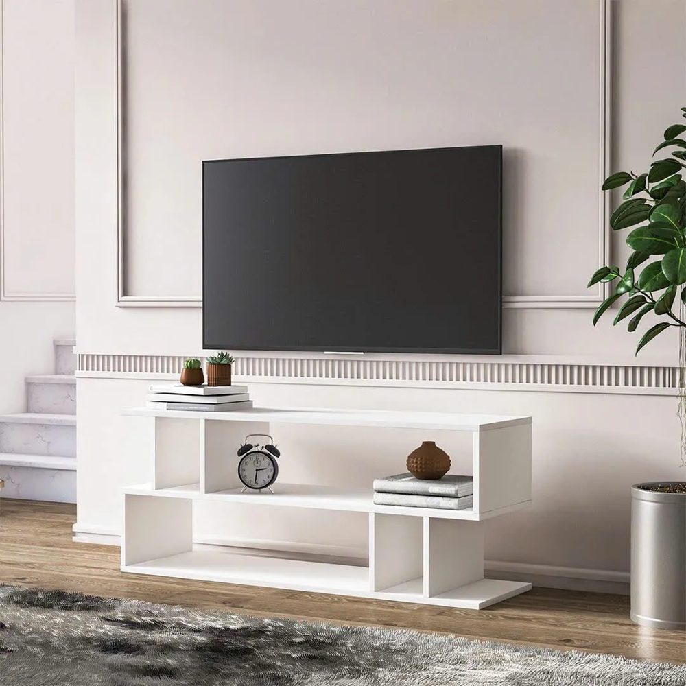 Kệ Tivi Gỗ Ba Tầng Thiết Kế Đối Xứng Độc Đáo - KTV13 4
