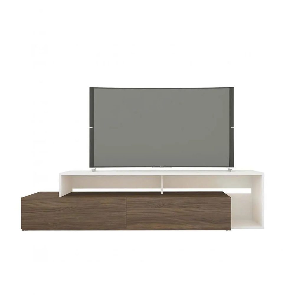 Kệ Tivi Gỗ Thiết Kế 2 Tầng Ngăn Kéo Ẩn Hiện Đại - KTV9 3