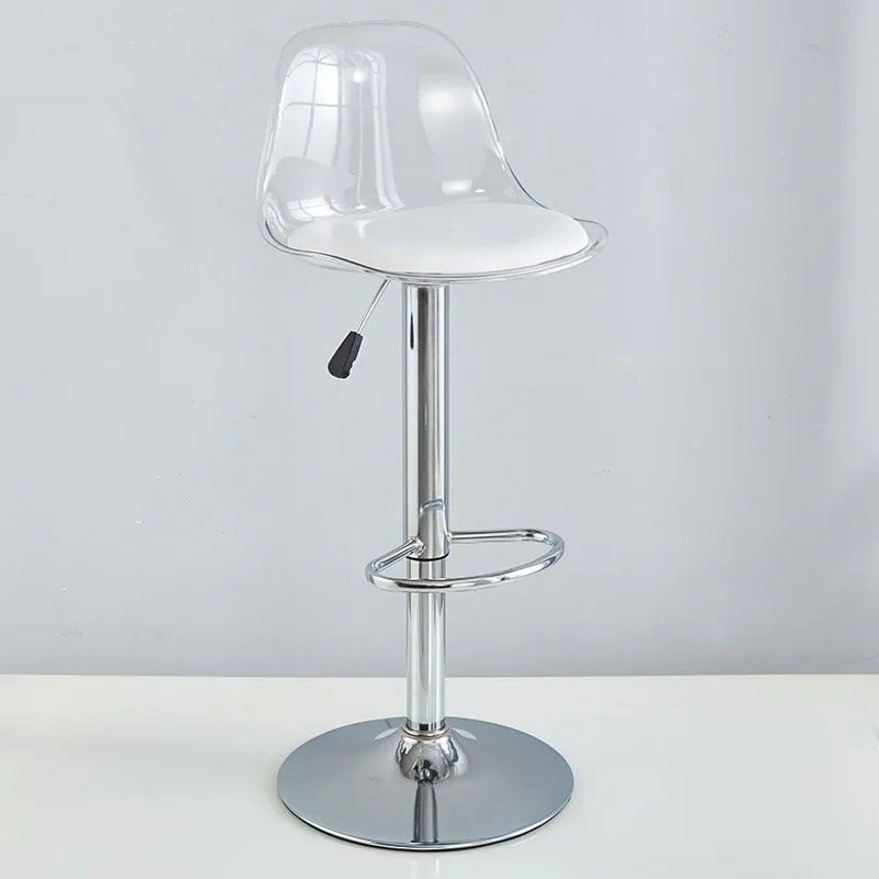 Ghế Bar Eames Lưng Trong Suốt - QB32 2