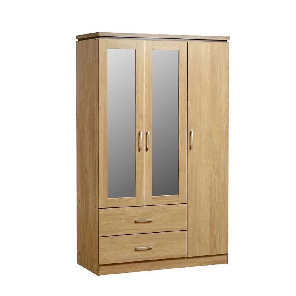 Tủ Quần Áo Gỗ Cánh Gương - TQA3 3