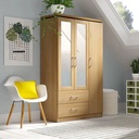 Tủ Quần Áo Gỗ Cánh Gương - TQA3 4