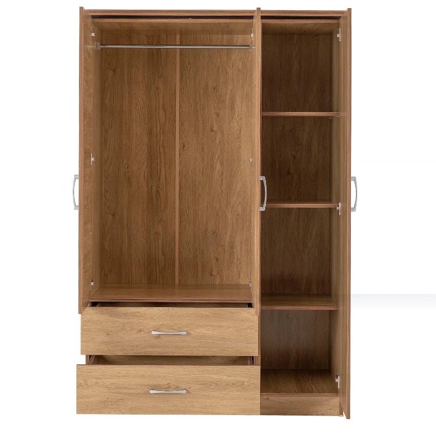 Tủ Quần Áo Gỗ Cánh Gương - TQA3 5
