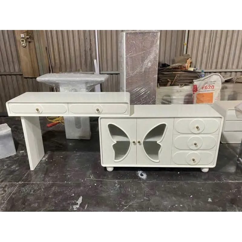 Bàn Trang Điểm Thiết Kế Cánh Bướm Độc Đáo Hiện Đại - BTD27 2