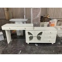 Bàn Trang Điểm Thiết Kế Cánh Bướm Độc Đáo Hiện Đại - BTD27 2