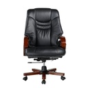 Ghế Giám Đốc Bọc Da Cao Cấp Tay Gỗ - GGĐ6 1