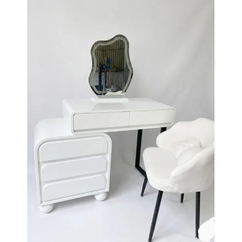 [(2608] Bàn Trang Điểm Mini Chân Sắt Sơn Tĩnh Điện Thiết Kế Hiện Đại - BTD29