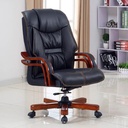 Ghế Giám Đốc Lưng Ghế Bọc Da Tay Gỗ Sơn Pu- GGĐ8 1