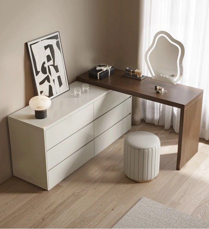 Bàn Trang Điểm Kết Hợp Tủ Trang Trí - BTD19 3