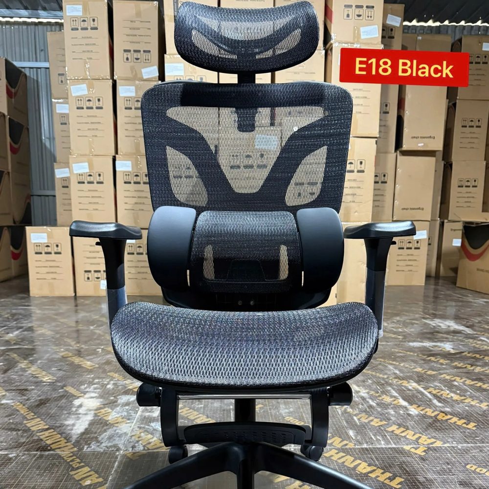 Ghế Công Thái Học Hỗ Trợ Cột Sống Cao Cấp - CTH26 1