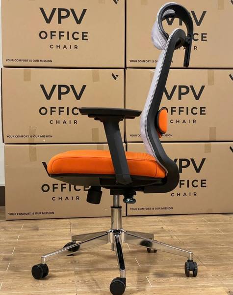 Ghế Xoay Văn Phòng Lưng Lưới Có Đệm Eo 1