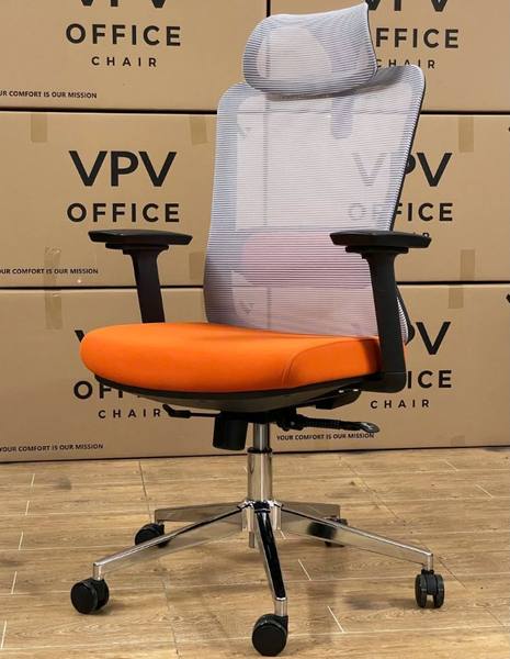 Ghế Xoay Văn Phòng Lưng Lưới Có Đệm Eo 2
