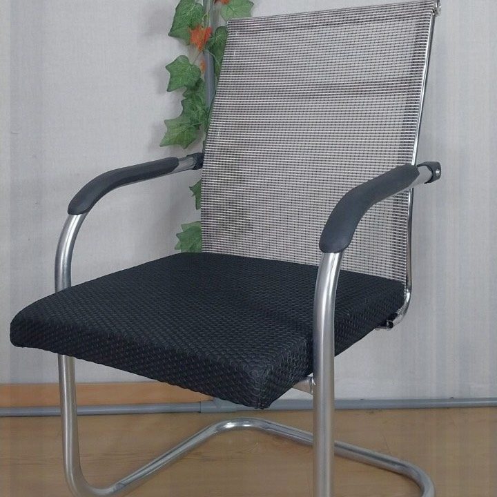 Ghế Phòng Họp Chân Quỳ Nhún Lưng Xám Trung - GQ28 2