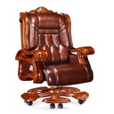 Ghế Giám Đốc Tay Gỗ Da Thật - GGĐ16 1