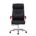 Ghế Giám Đốc Lưng Da Tay Ốp Hợp Kim - GGĐ21 1