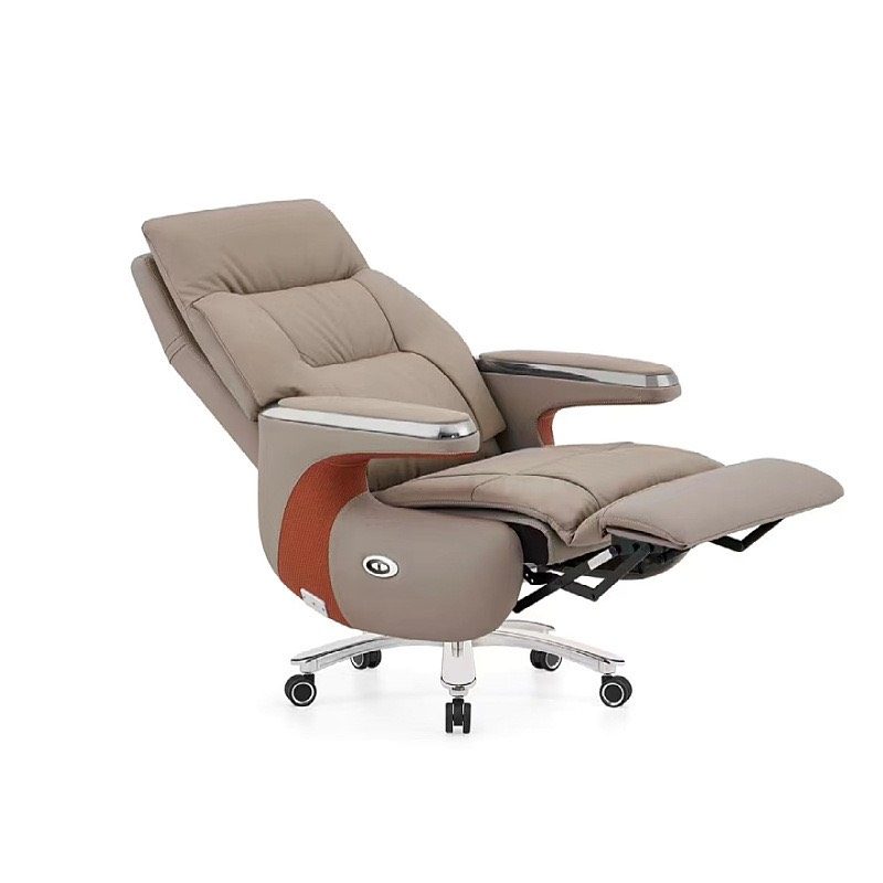 Ghế Giám Đốc Da Thật Ngả Lưng Tự Động Nhập Khẩu - GGĐ23 1