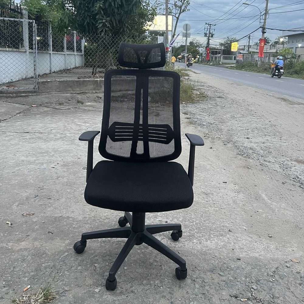 Ghế Xoay Văn Phòng Tựa Đầu Tay Chữ T - GX21 5