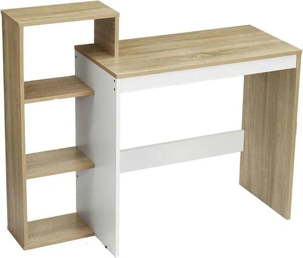 Bàn Làm Việc Gỗ Kèm Kệ Sách 3 Tầng Góc Trái 2