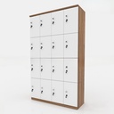 Tủ Loker Gỗ MDF 16 Cánh - TLK17