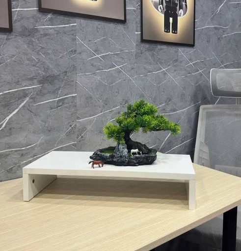 Wooden Computer Screen Shelf Desk Decor - KB6